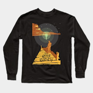 Books Collection: The Great Gatsby Long Sleeve T-Shirt